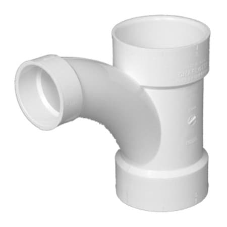 Charlotte Pipe And Foundry 3x3x2 Red Tee Wye PVC 00502 1400HA